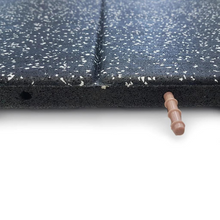 Load image into Gallery viewer, Activ Adaptiv SHOX Gym Flooring 40mm (Black/ Grey Fleck)