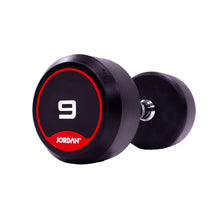 Load image into Gallery viewer, Jordan Fitness Classic Rubber Dumbbells