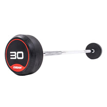 Load image into Gallery viewer, Jordan Fitness Classic Rubber Barbells - Straight Bars