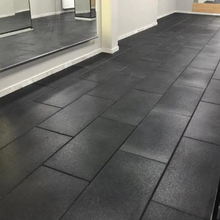 Load image into Gallery viewer, BeFit Flatline Black Rubber Gym Flooring 1m x 50cm x 20mm