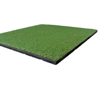 Carica l'immagine nel visualizzatore di Gallery, Artificial Grass topped rubber garden floor tiles 1m x 1m x 40mm - Cannons UK