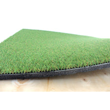 Carica l'immagine nel visualizzatore di Gallery, Artificial Grass topped rubber garden floor tiles 1m x 1m x 40mm - Cannons UK