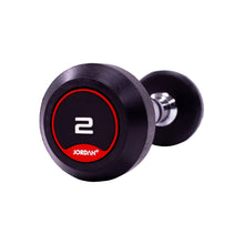 Load image into Gallery viewer, Jordan Fitness Classic Rubber Dumbbells