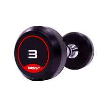 Load image into Gallery viewer, Jordan Fitness Classic Rubber Dumbbells