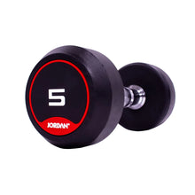 Load image into Gallery viewer, Jordan Fitness Classic Rubber Dumbbells