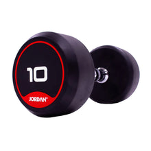 Load image into Gallery viewer, Jordan Fitness Classic Rubber Dumbbells