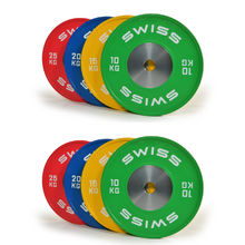 Load image into Gallery viewer, Swiss Barbell 140kg Competition Bumper Plate Set