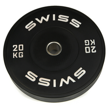 Lade das Bild in den Galerie-Viewer, Swiss Barbell Premium Black Bumper Plate Sets
