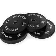 Lade das Bild in den Galerie-Viewer, Swiss Barbell Premium Black Bumper Plate Sets