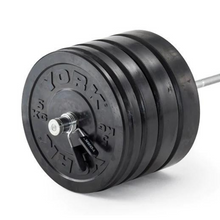 Load image into Gallery viewer, York Barbell Olympic Solid Rubber Bumper Plates