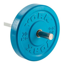 Load image into Gallery viewer, York Barbell Coloured Olympic Solid Rubber Bumper Plates