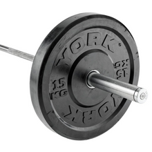 Load image into Gallery viewer, York Barbell Olympic Solid Rubber Bumper Plates