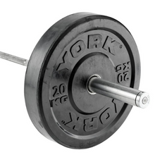 Load image into Gallery viewer, York Barbell Olympic Solid Rubber Bumper Plates