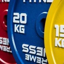 Load image into Gallery viewer, Extreme Fitness Calibrated Steel Powerlifting Plate 157.5kg Set