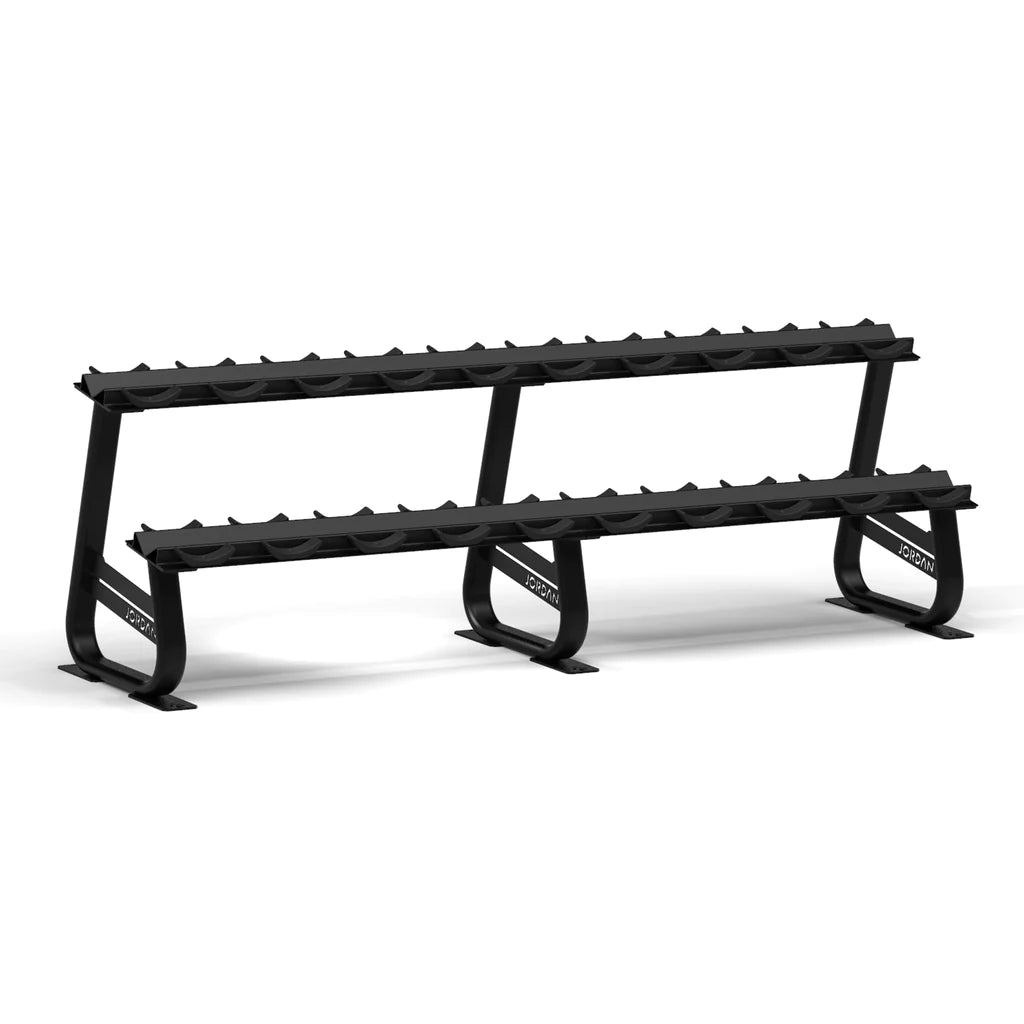 Jordan Racks Jordan Fitness Horizontal Dumbbell Racks (S-Series) – Perfect Gym Flooring