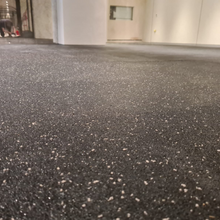 Load image into Gallery viewer, Premium 20mm Grey Speckle Rubber Gym Flooring - Straight Edge
