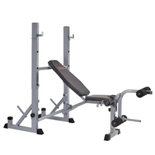 Load image into Gallery viewer, York Fitness 540 Heavy Duty Folding Barbell Bench &amp; Squat Rack
