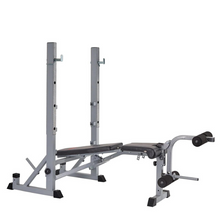 Load image into Gallery viewer, York Fitness 540 Heavy Duty Folding Barbell Bench &amp; Squat Rack
