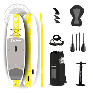 FatStick Air Stick 10’6 Inflatable Paddle Board SUP Package