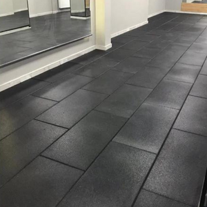 BeFit Flatline Black Rubber Gym Flooring 1m x 50cm x 20mm