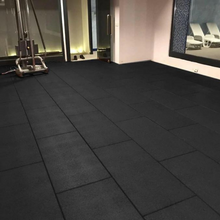 Cargar imagen en el visor de la galería, BeFit Flatline Black Rubber Gym Flooring 1m x 50cm x 20mm
