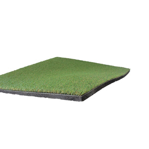 Artificial Grass topped rubber garden floor tiles 1m x 1m x 40mm - Cannons UK