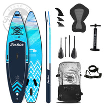 Load image into Gallery viewer, FatStick 12’6 Inflatable Touring Paddle Board Package
