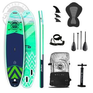 FatStick Pure Art 10’6 Inflatable Paddle Board SUP Package
