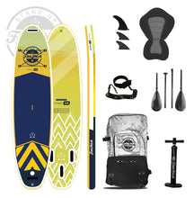 Load image into Gallery viewer, FatStick Pure Art 10’6 Inflatable Paddle Board SUP Package
