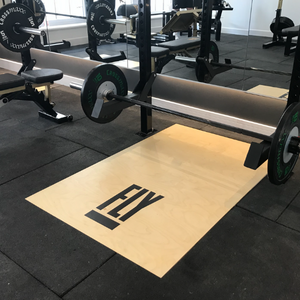 Custom Birch Integrated Weightlifting Platform