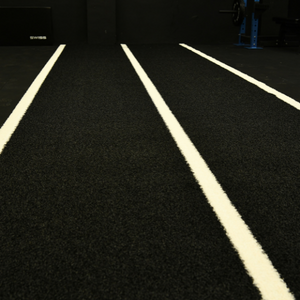 Artificial Sprint Track with Lane Markings