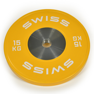 Swiss Barbell 140kg Competition Bumper Plate Set