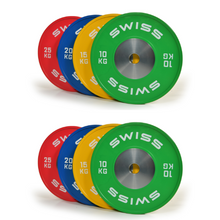 Load image into Gallery viewer, Swiss Barbell 140kg Competition Bumper Plate Set
