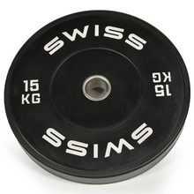 Cargar imagen en el visor de la galería, Swiss Barbell Premium Black Bumper Plate Sets
