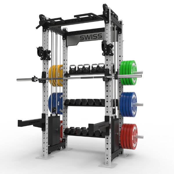 Half Rack Trening Swiss Performance Half Rack Training Pod – Perfect Gym Flooring