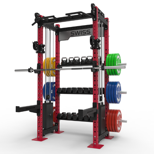 Swiss Performance Half Rack Training Pod – Perfect Gym Flooring