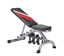 Carica l&#39;immagine nel visualizzatore di Gallery, York Barbell 5 Position Dumbbell Bench with DB Storage (200kg max load)
