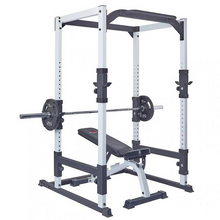 Load image into Gallery viewer, York Barbell FTS Power Cage with Hi/Low Pulley Attachment
