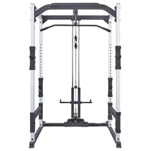 York Barbell FTS Power Cage with Hi/Low Pulley Attachment