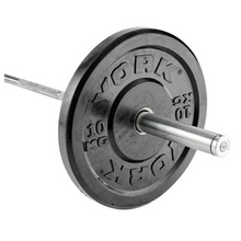 Charger l&#39;image dans la galerie, York Barbell Olympic Solid Rubber Bumper Plates
