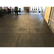 Load image into Gallery viewer, Flatline grey, blue or yellow fleck Rubber Gym Flooring 1m x 1m x 20mm
