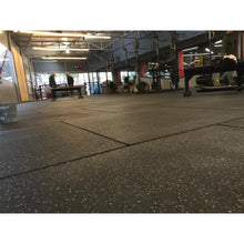 Load image into Gallery viewer, Flatline grey, blue or yellow fleck Rubber Gym Flooring 1m x 1m x 20mm

